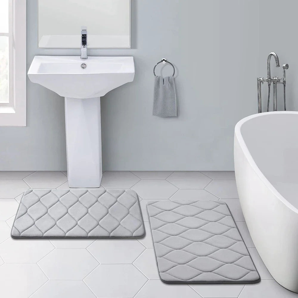 Ultra-Soft Memory Foam Non-Slip Bath Mat
