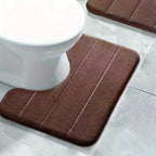 Ultra-Soft Microfiber Non-Slip U-Shaped Bath Rug