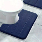 Ultra-Soft Microfiber Non-Slip U-Shaped Bath Rug