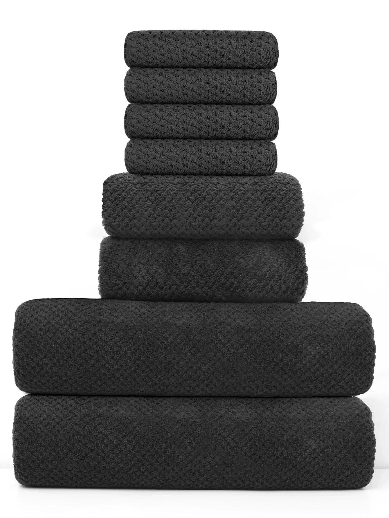 Ultra-Soft Quick-Dry Microfiber Towel Set (8-Piece)