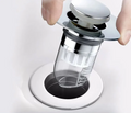 Universal 2-in-1 Pop-Up Drain Stopper (Built-In Hair Catcher)