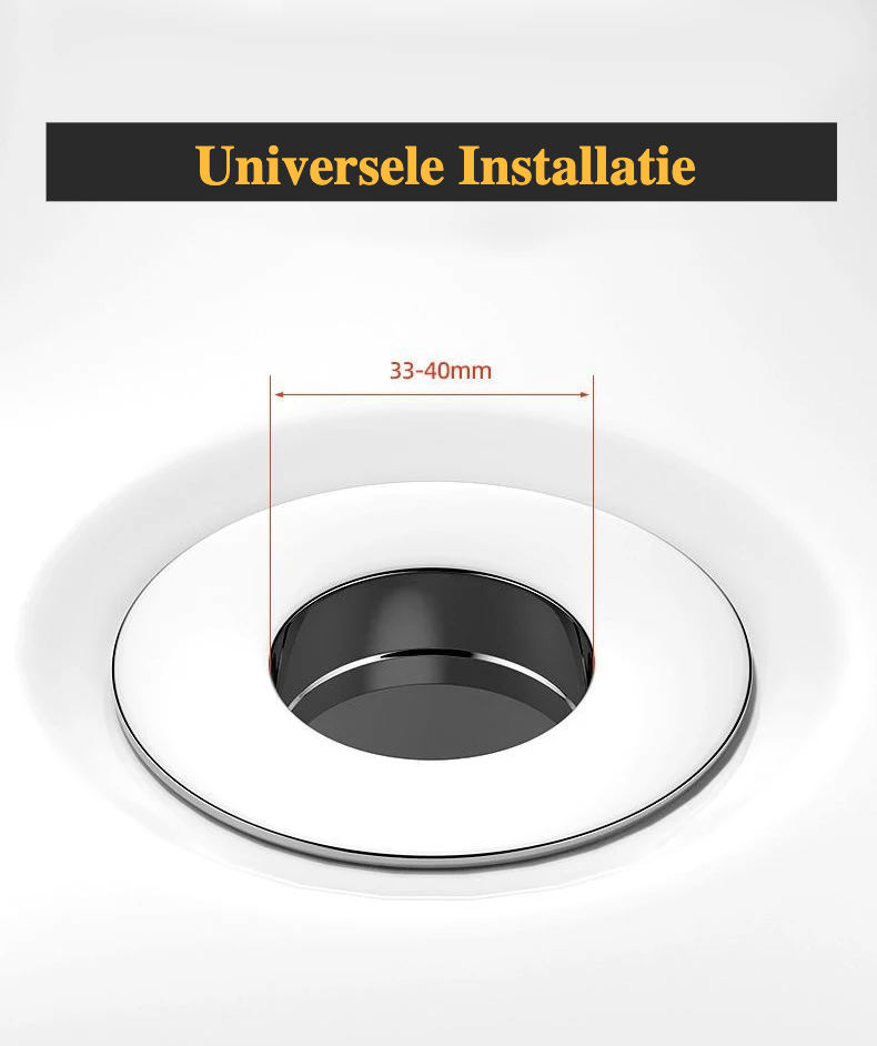 Universal 2-in-1 Pop-Up Drain Stopper (Built-In Hair Catcher)