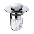 Universal 2-in-1 Pop-Up Drain Stopper (Built-In Hair Catcher)