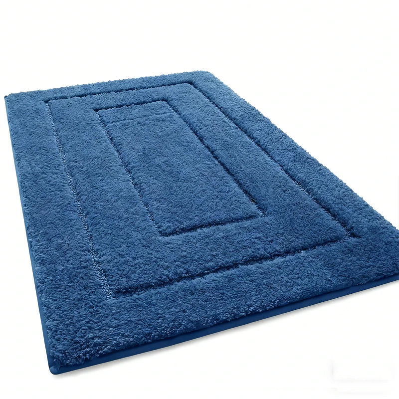Velveteen Microfiber Quick-Dry Non-Slip Bath Mat