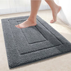 Velveteen Microfiber Quick-Dry Non-Slip Bath Mat