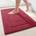 Velveteen Microfiber Quick-Dry Non-Slip Bath Mat