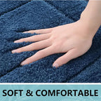 Velveteen Microfiber Quick-Dry Non-Slip Bath Mat