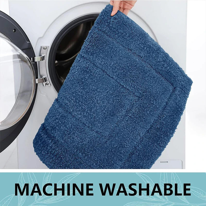 Velveteen Microfiber Quick-Dry Non-Slip Bath Mat