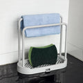 Ventilated Dual-Layer Clip-On Sponge & Cloth Holder