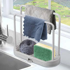 Ventilated Dual-Layer Clip-On Sponge & Cloth Holder