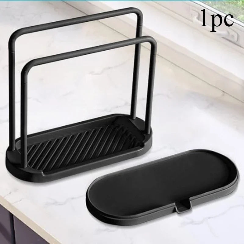 Ventilated Dual-Layer Clip-On Sponge & Cloth Holder