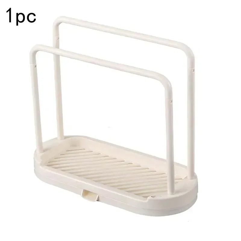 Ventilated Dual-Layer Clip-On Sponge & Cloth Holder