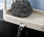 Ventilated Dual-Layer Clip-On Sponge & Cloth Holder