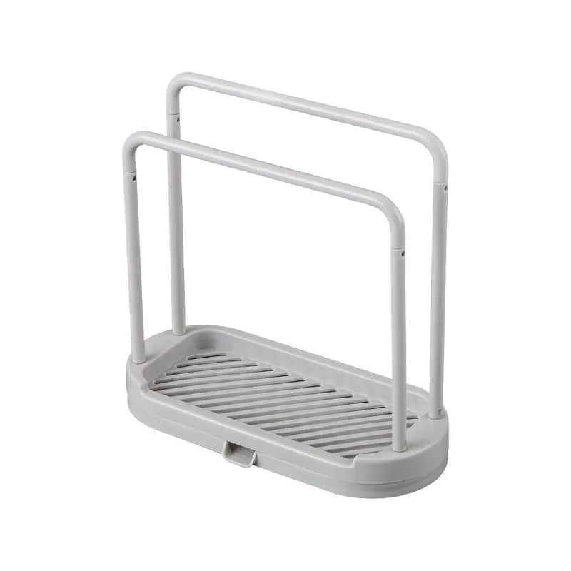 Ventilated Dual-Layer Clip-On Sponge & Cloth Holder