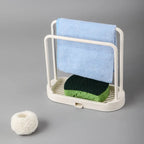 Ventilated Dual-Layer Clip-On Sponge & Cloth Holder