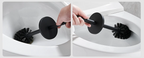 Wall-Mounted Leak-Proof Stainless Steel Toilet Brush