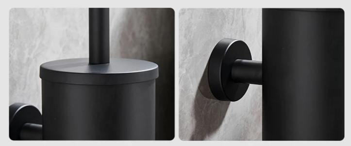 Wall-Mounted Leak-Proof Stainless Steel Toilet Brush