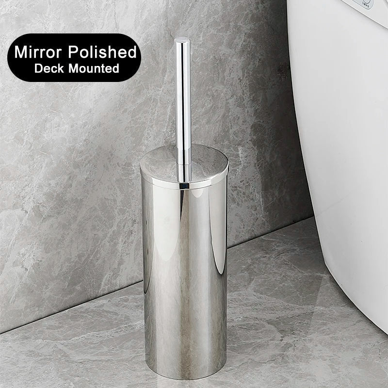 Wall-Mounted Leak-Proof Stainless Steel Toilet Brush