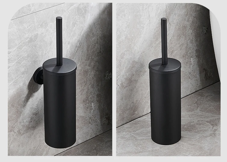Wall-Mounted Leak-Proof Stainless Steel Toilet Brush