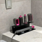 Wall-Mounted Rust-Resistant Carbon Steel Hair Tool Organizer