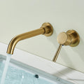 Wall-Mounted Solid Brass 360° Rotating Basin Faucet