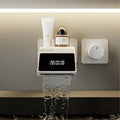 Water-Powered LED Solid Brass Wall-Mounted Bathroom Faucet