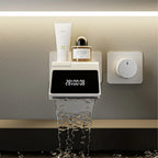 Water-Powered LED Solid Brass Wall-Mounted Bathroom Faucet