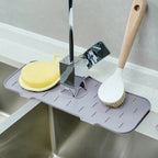 Water-Repellent Non-Slip Silicone Faucet & Sink Mat