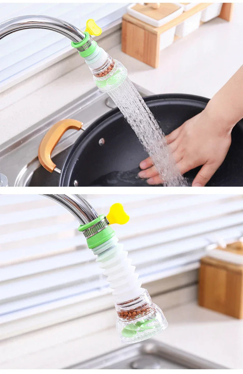 Water-Saving 360° Swivel Faucet Aerator (With Filter)