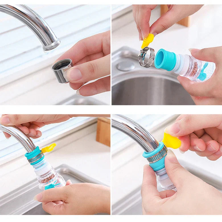 Water-Saving 360° Swivel Faucet Aerator (With Filter)