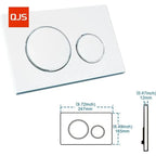 Water-Saving Dual-Flush Toilet Push Button Plate (Sigma 20 Compatible)
