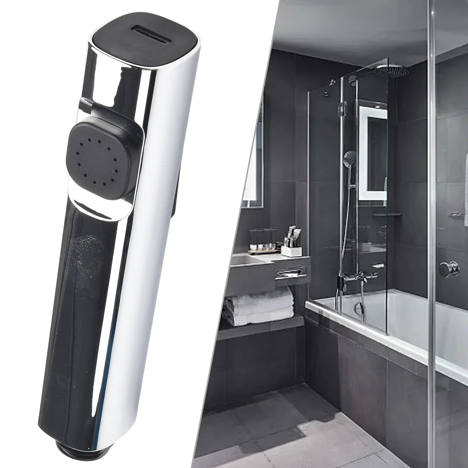 Water-Saving Focused Spray Handheld Bidet Sprayer (Wall-Mount)