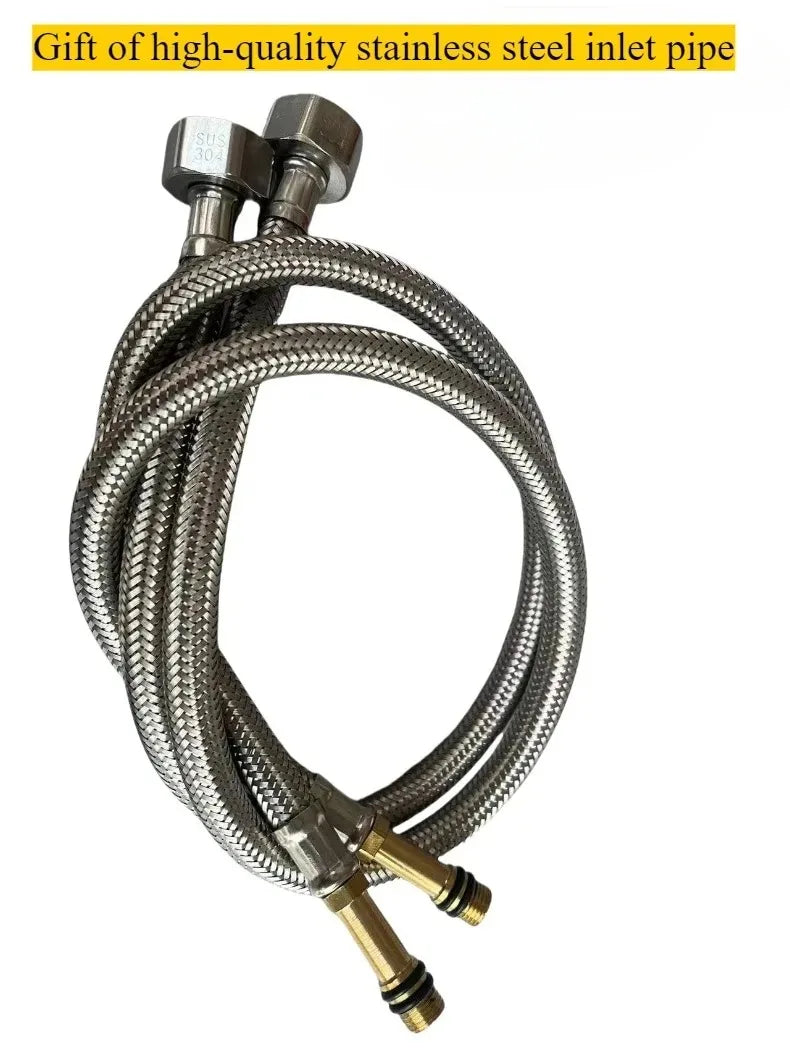 Waterfall 4-Mode Stainless Steel Bathroom Faucet