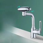 Waterfall 4-Mode Stainless Steel Bathroom Faucet
