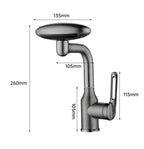 Waterfall 4-Mode Stainless Steel Bathroom Faucet