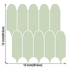 Waterproof 3D Herringbone Peel-And-Stick Wall Tile (Set of 10)