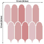 Waterproof 3D Herringbone Peel-And-Stick Wall Tile (Set of 10)