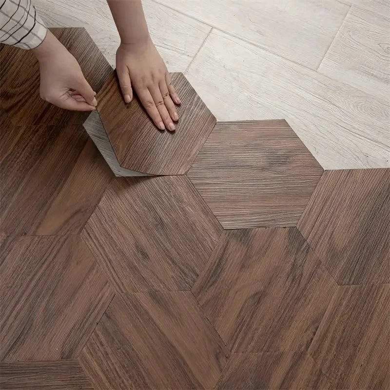 Waterproof 3D Hexagon Peel-And-Stick Tile