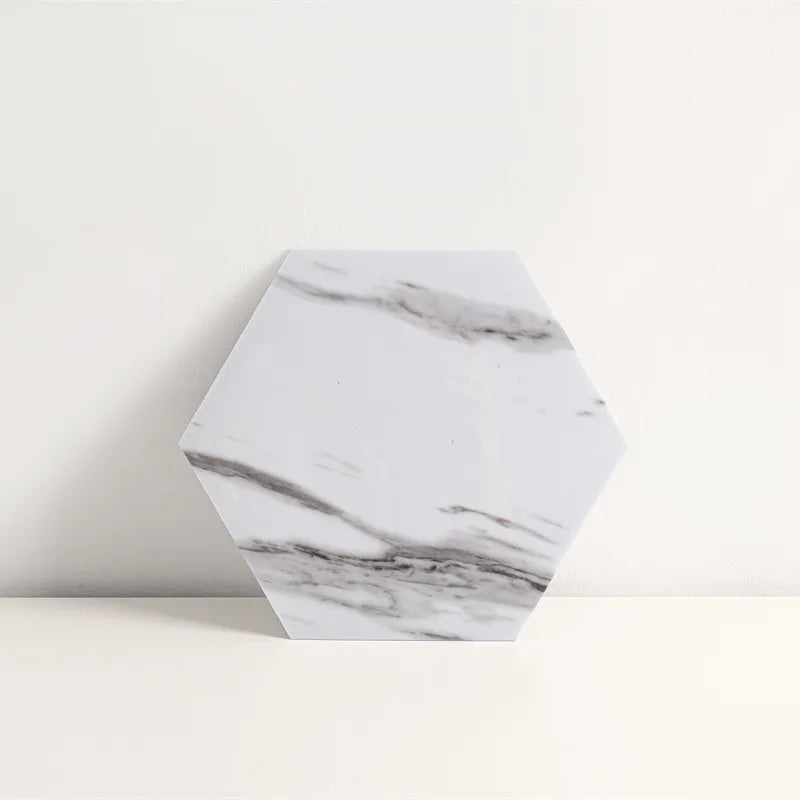 Waterproof 3D Hexagon Peel-And-Stick Tile
