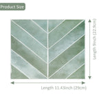 Waterproof 3D Textured Peel-And-Stick Wall Tiles (10-Sheet Pack)