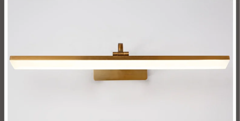 Waterproof Bronze LED Mirror Wall Light