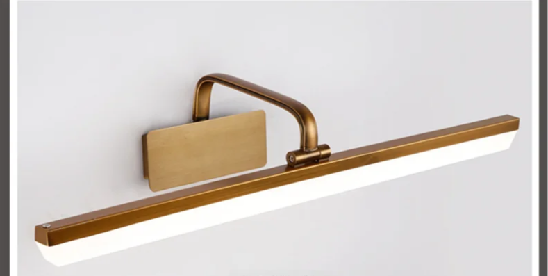 Waterproof Bronze LED Mirror Wall Light
