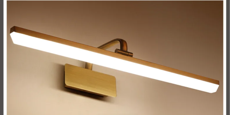 Waterproof Bronze LED Mirror Wall Light