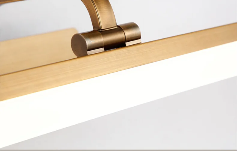 Waterproof Bronze LED Mirror Wall Light