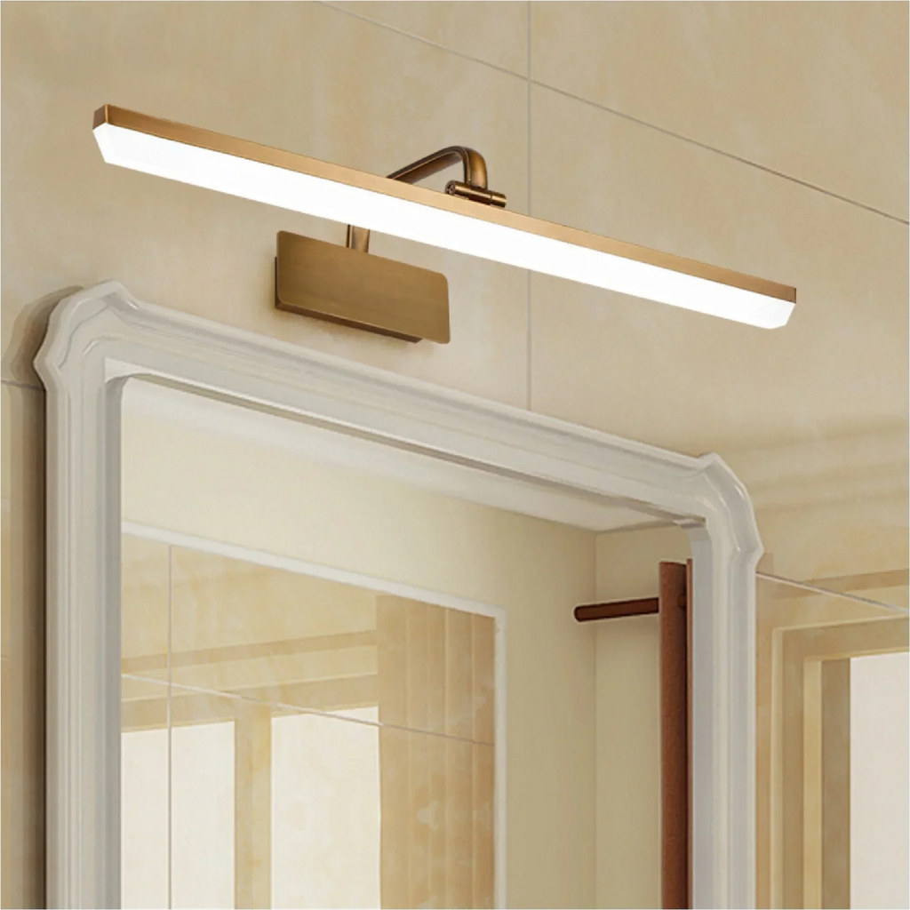 Waterproof Bronze LED Mirror Wall Light