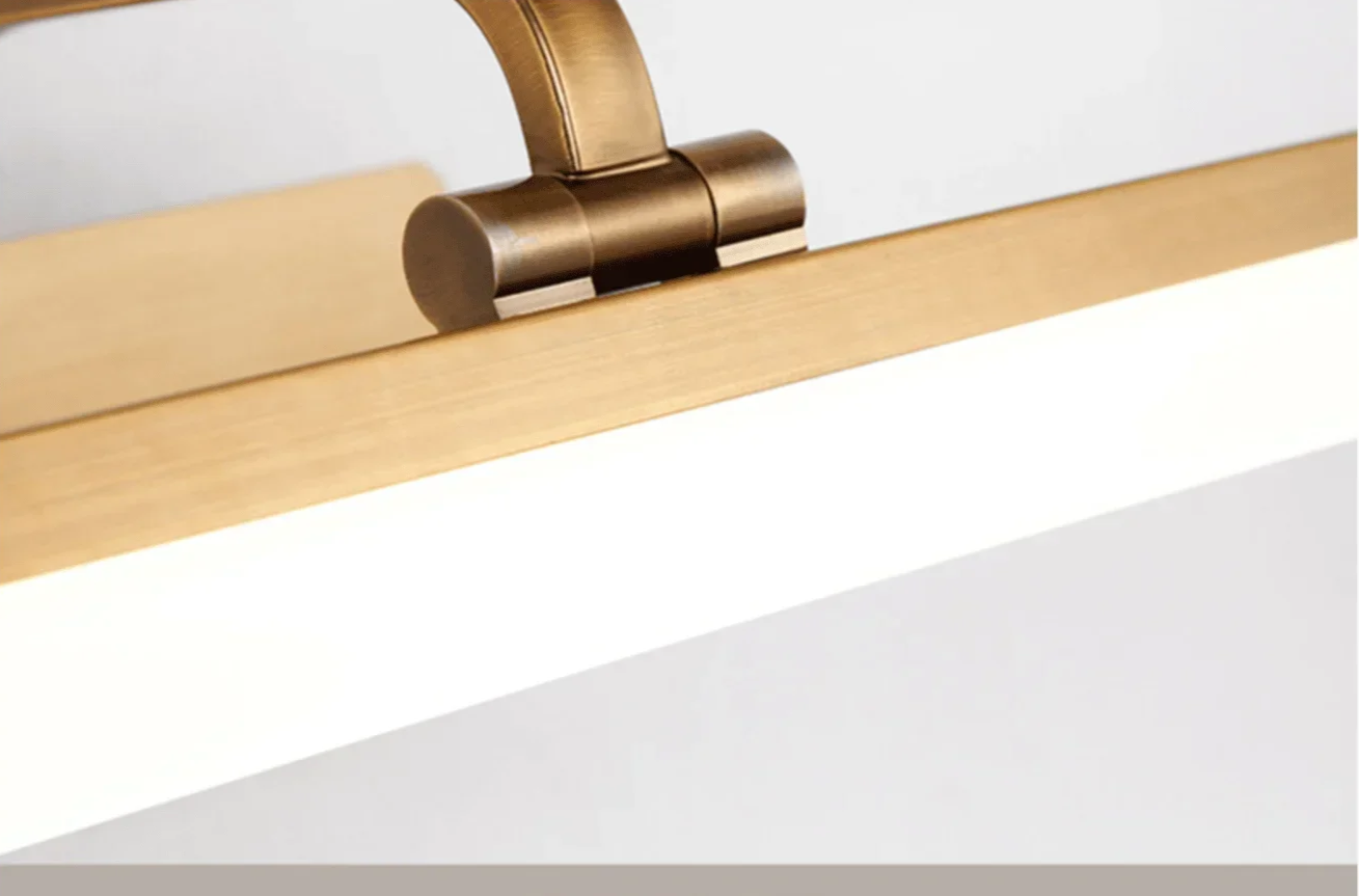 Waterproof Bronze LED Mirror Wall Light