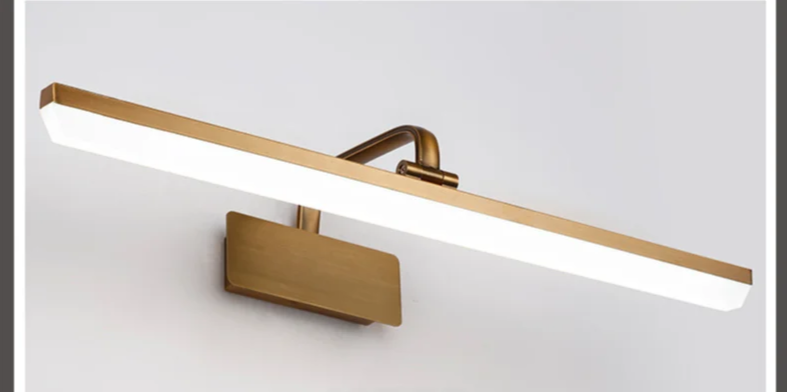 Waterproof Bronze LED Mirror Wall Light