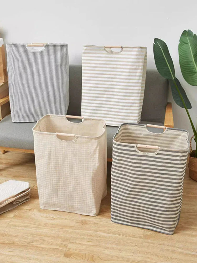 Waterproof Cotton Collapsible Laundry Hamper