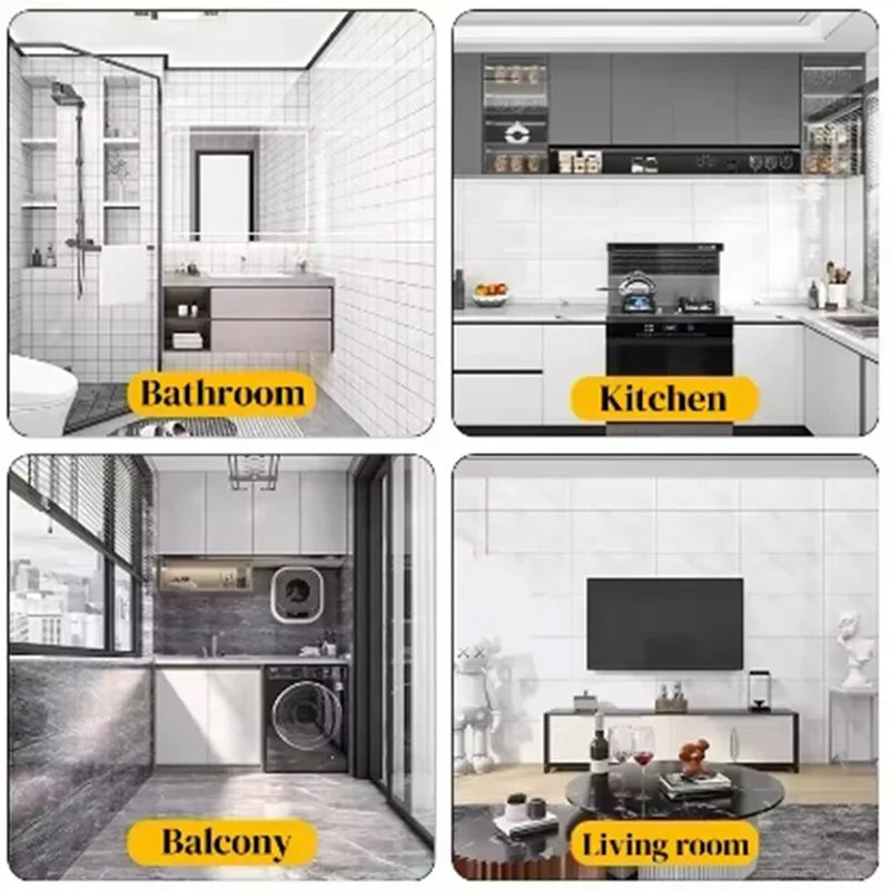 Waterproof Foam-Backed Peel & Stick Marble Wallpaper