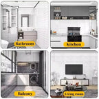 Waterproof Foam-Backed Peel & Stick Marble Wallpaper